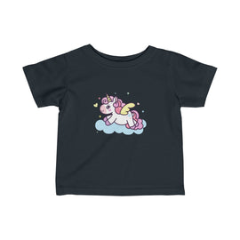 Flying Miss Unicorn  Girl Tee